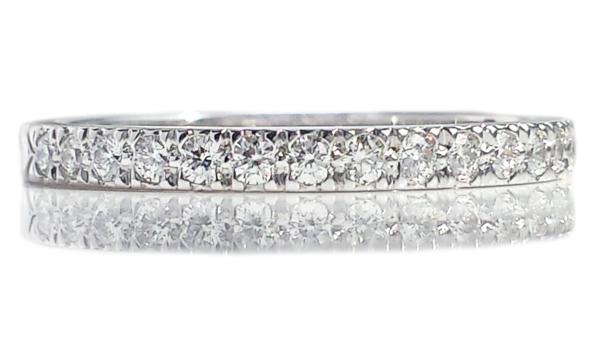 Tiffany & Co Novo Half Circle Diamond Wedding Band Ring