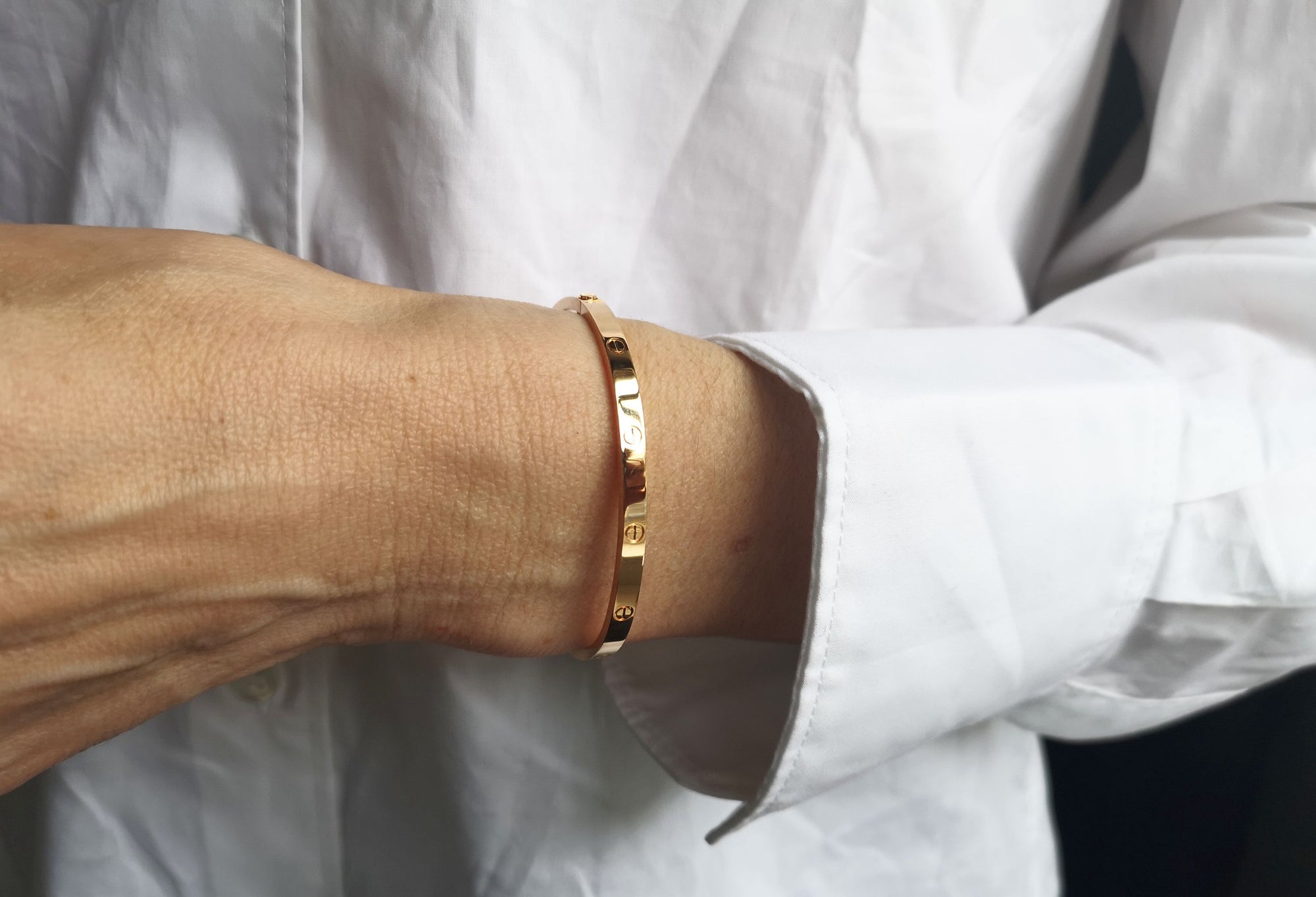 Cartier Rose Gold Love Bracelet, Small Model