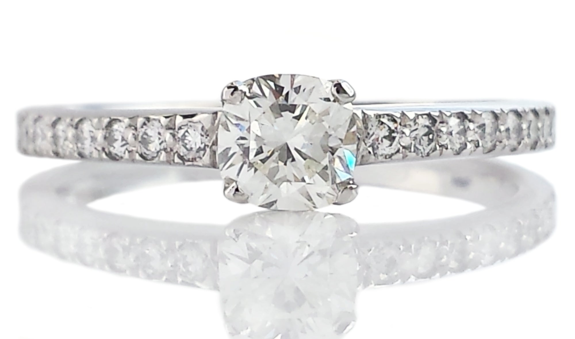 Tiffany & Co. 0.56tcw I/VVS2 Novo Diamond Engagement Ring