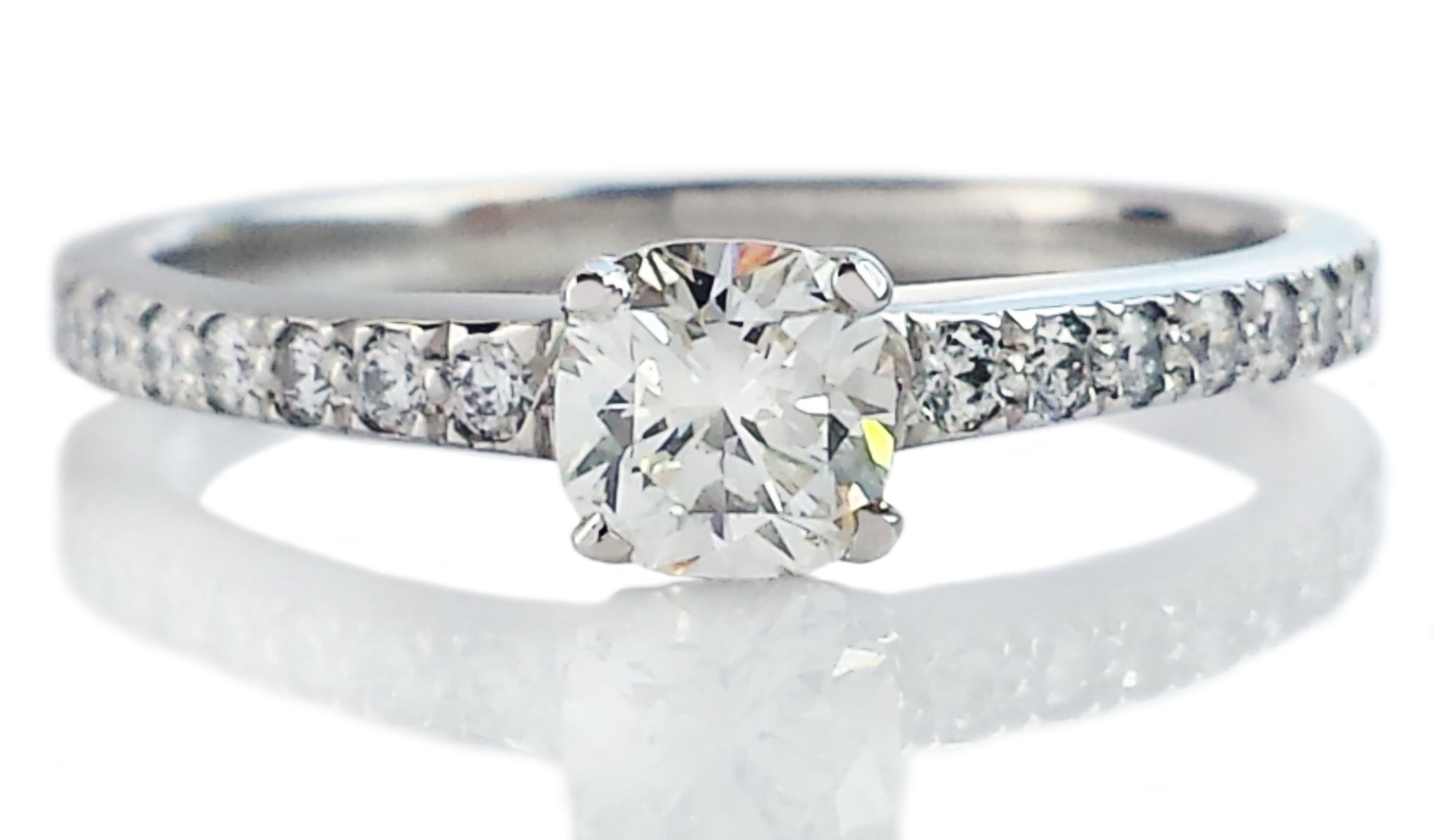 Tiffany & Co. 0.56tcw I/VVS2 Novo Diamond Engagement Ring