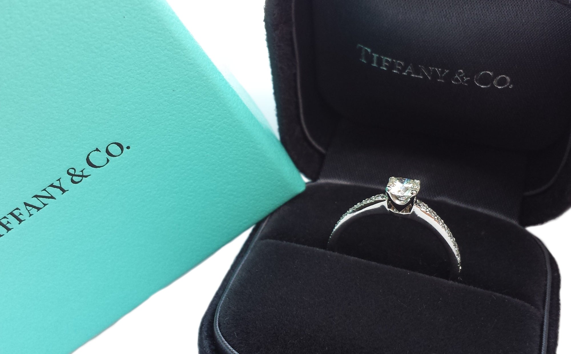 Tiffany & Co. 0.56tcw I/VVS2 Novo Diamond Engagement Ring