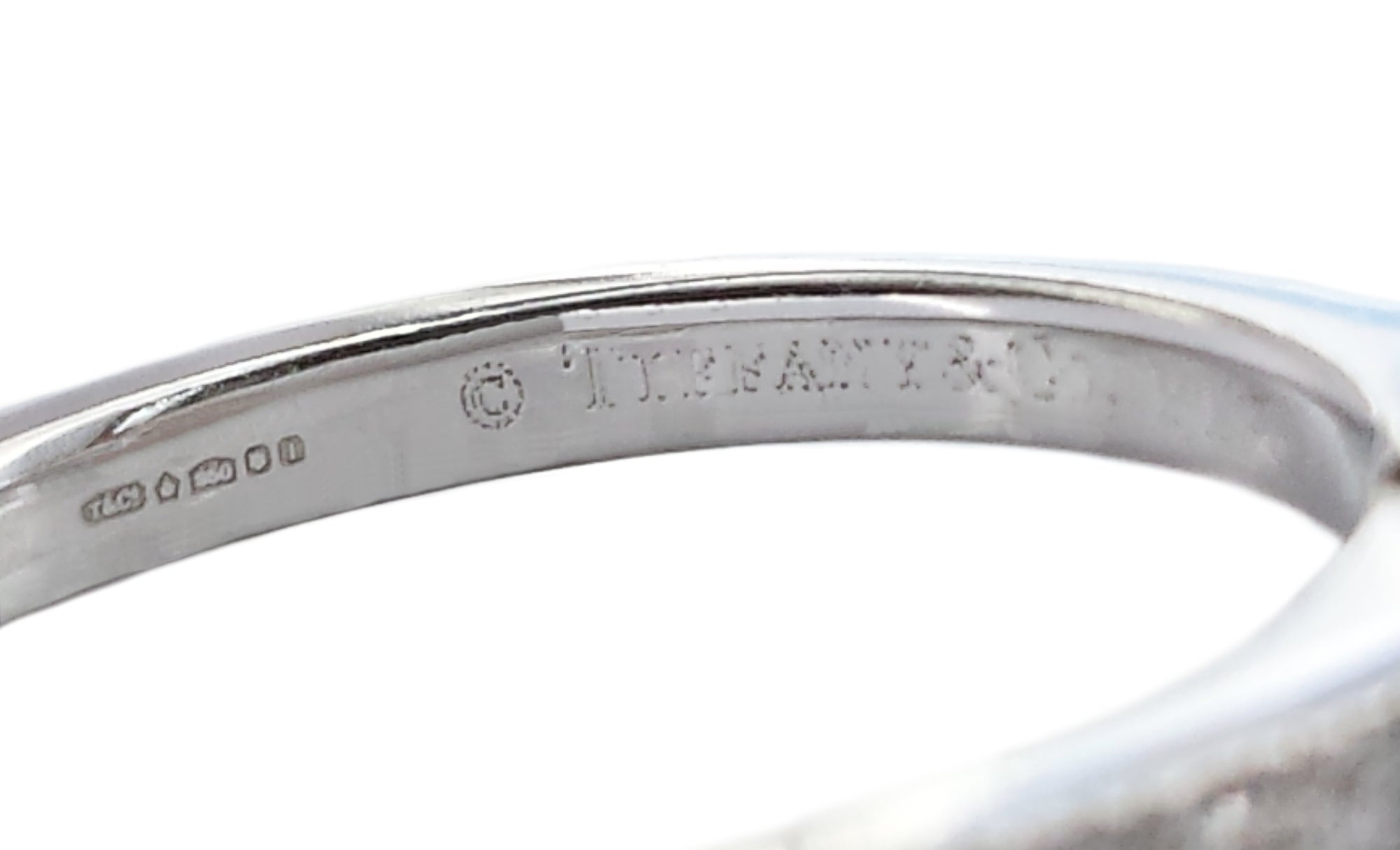 Tiffany & Co. 0.65tcw I/VS1 Triple XXX Novo Diamond Engagement Ring