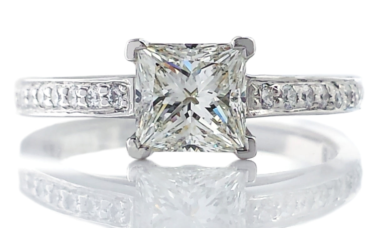 Tiffany & Co 0.73ct I/VS1 Grace Diamond Engagement Ring