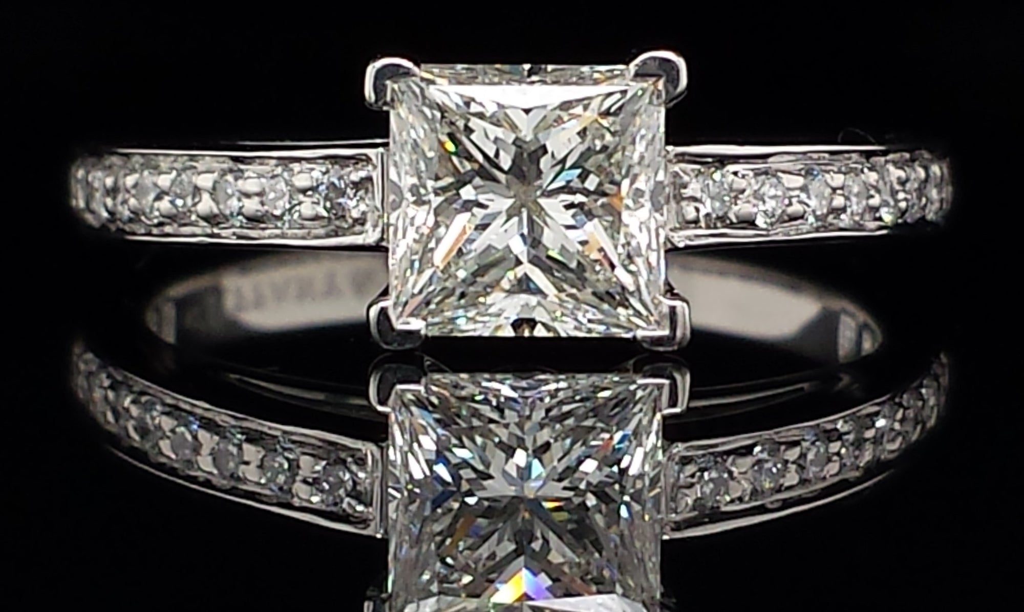 Tiffany & Co. 0.73ct I/VS1 Grace Diamond Engagement Ring