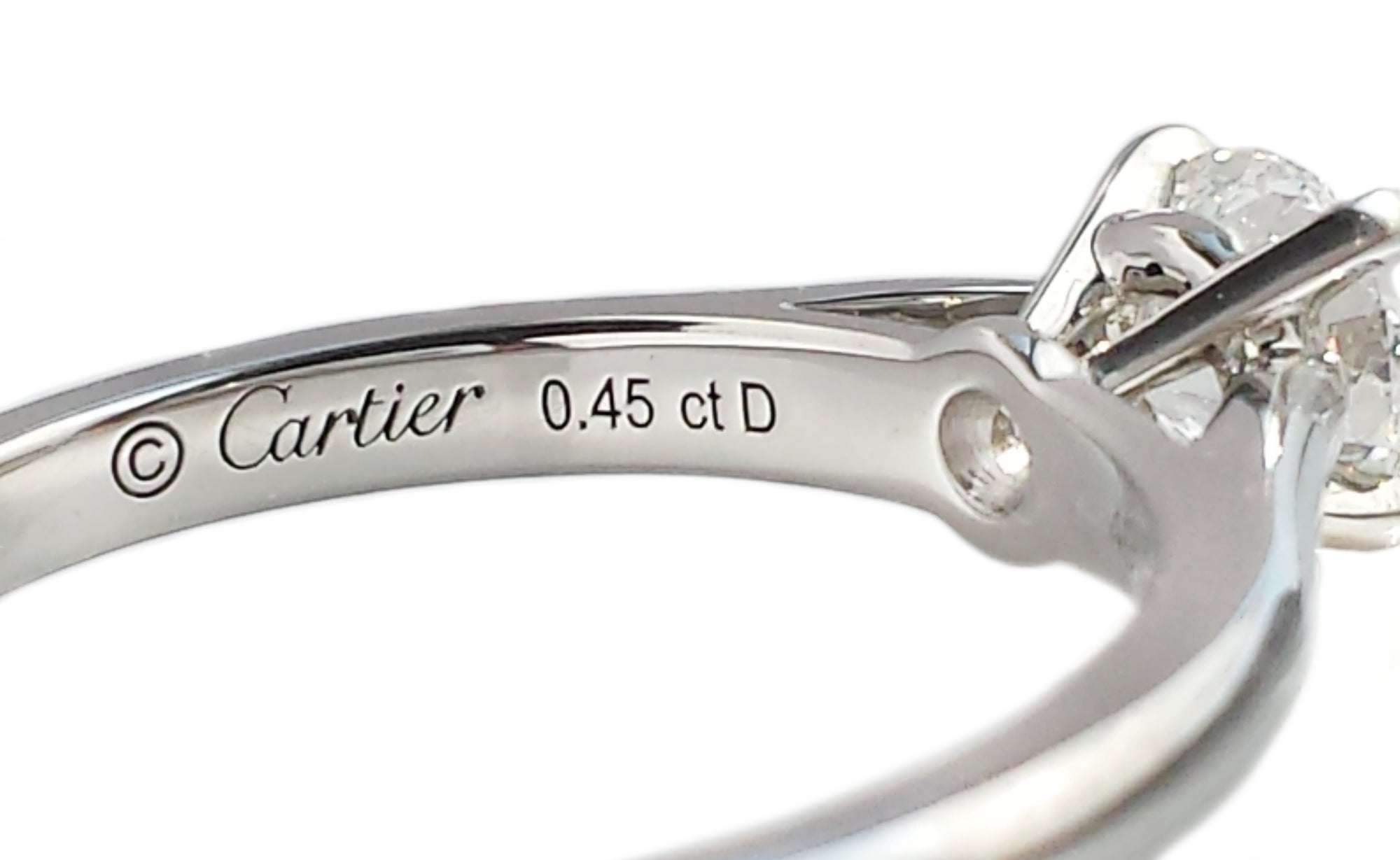 Cartier 0.45ct E/VVS2 1895 Round Brilliant Diamond Engagement Ring