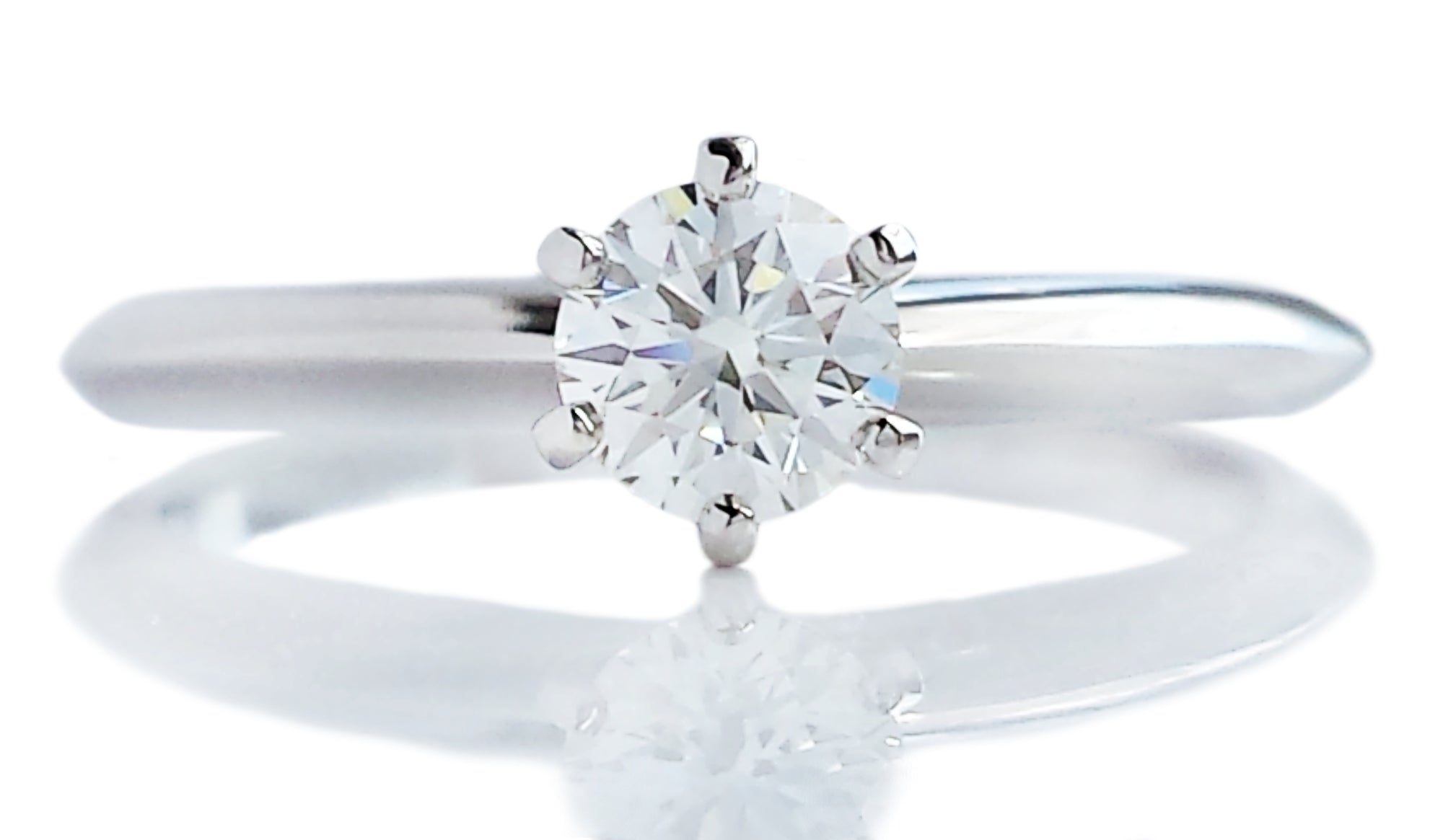 Tiffany & Co 0.33ct I/VS1 Round Brilliant Cut Engagement Ring