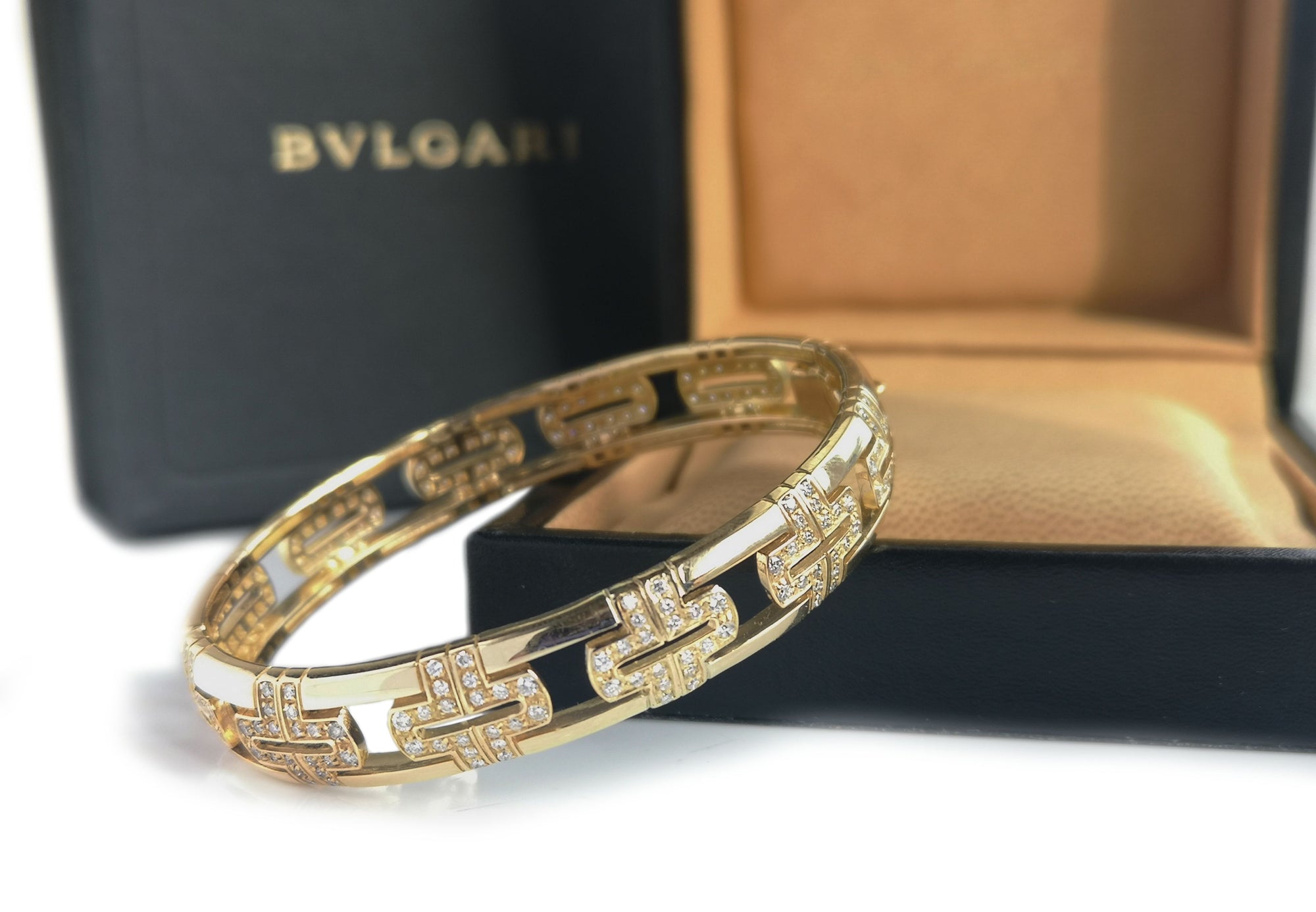 Bulgari Bvlgari Parentesi Bracelet with 1.90tcw Diamonds