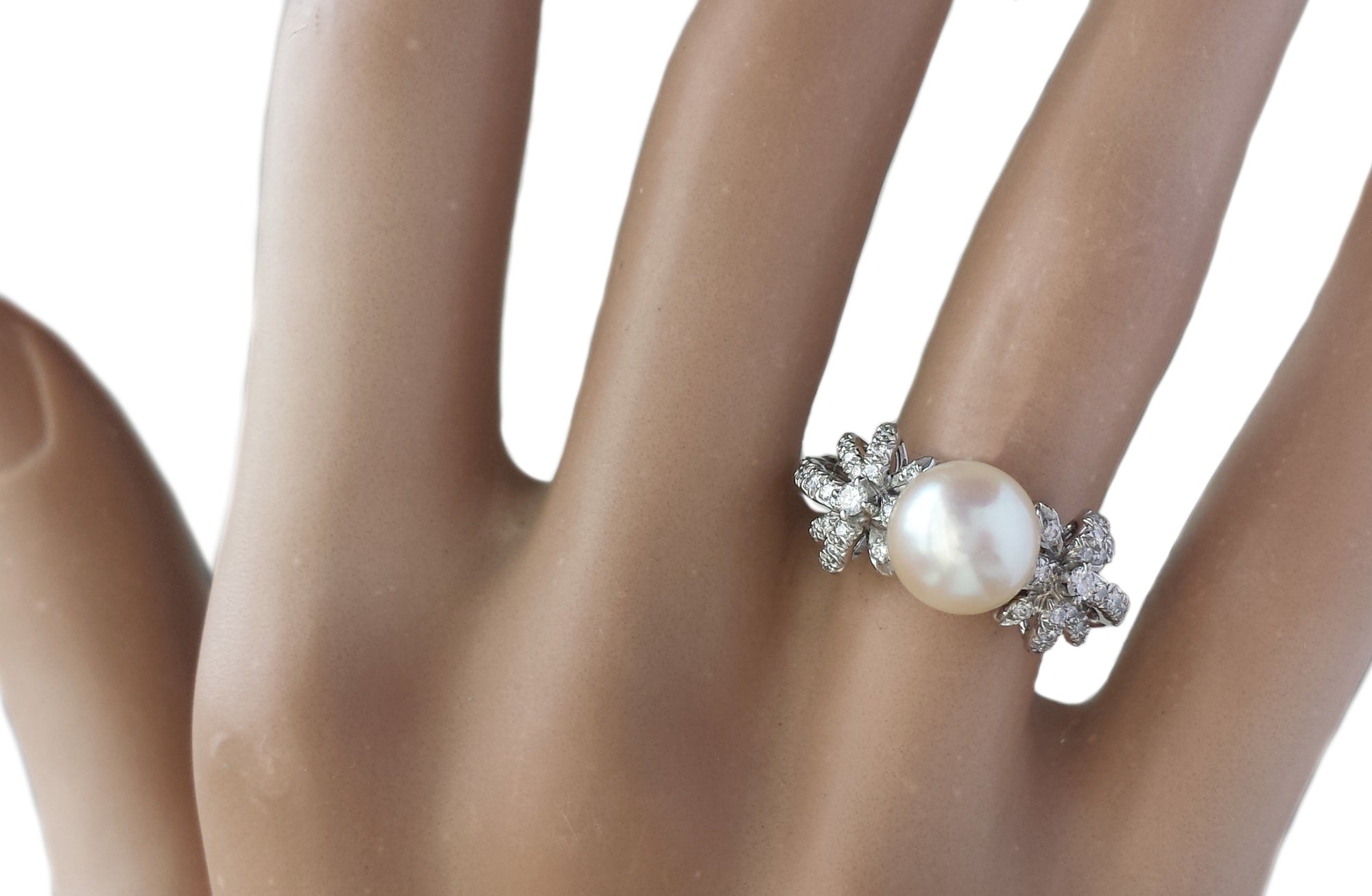 Tiffany & Co. South Sea Pearl & Diamond Fireworks Ring