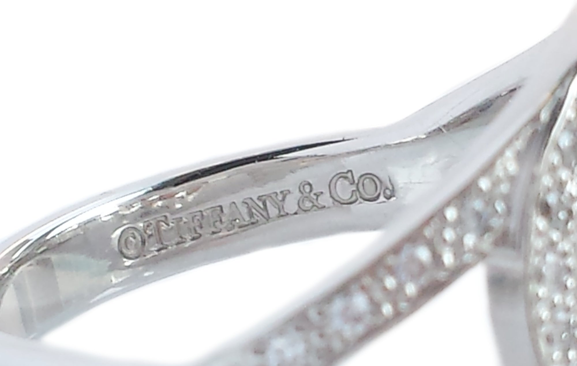 Tiffany & Co. Cut Out Diamond Cigar Band Ring