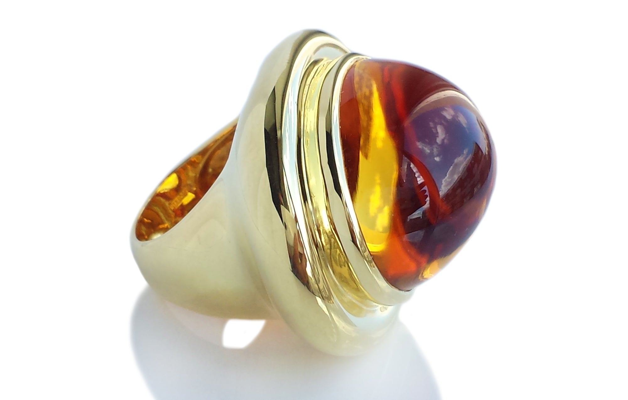 Vintage Tiffany & Co. 40.0 carat Citrine Ring by Paloma Picasso