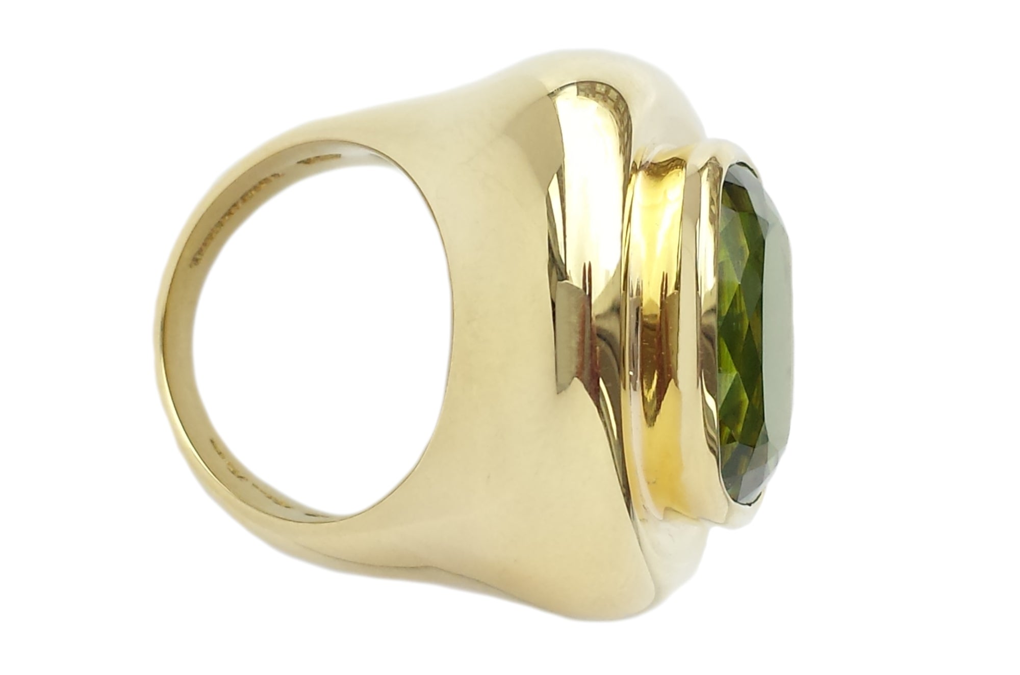 Tiffany & Co. 1980s Vintage Carat Peridot Ring by Paloma Picasso