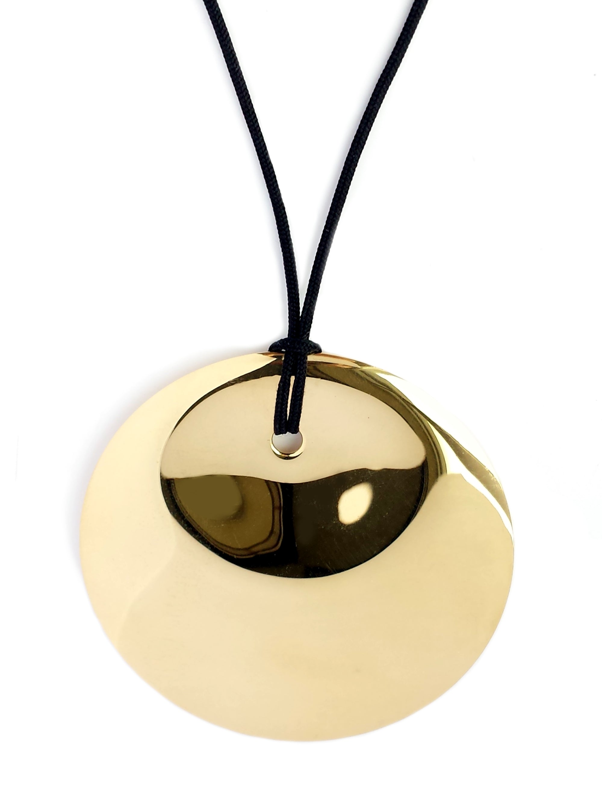 Tiffany & Co. Elsa Peretti Extra Large Gold Disc Pendant