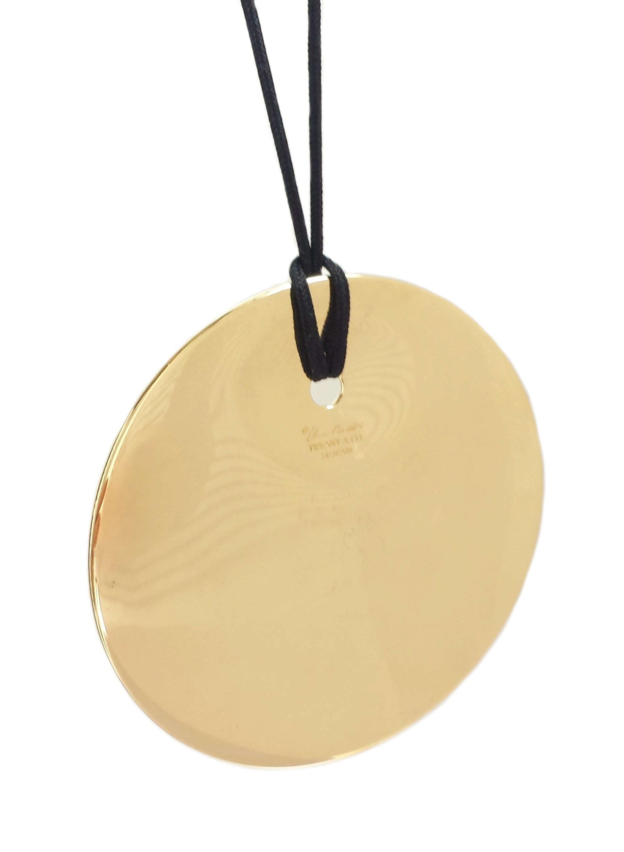 Tiffany & Co. Elsa Peretti Extra Large Gold Disc Pendant