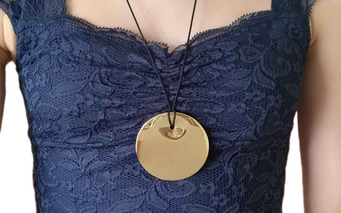 Tiffany & Co Elsa Peretti X-Large Gold Disc Pendant