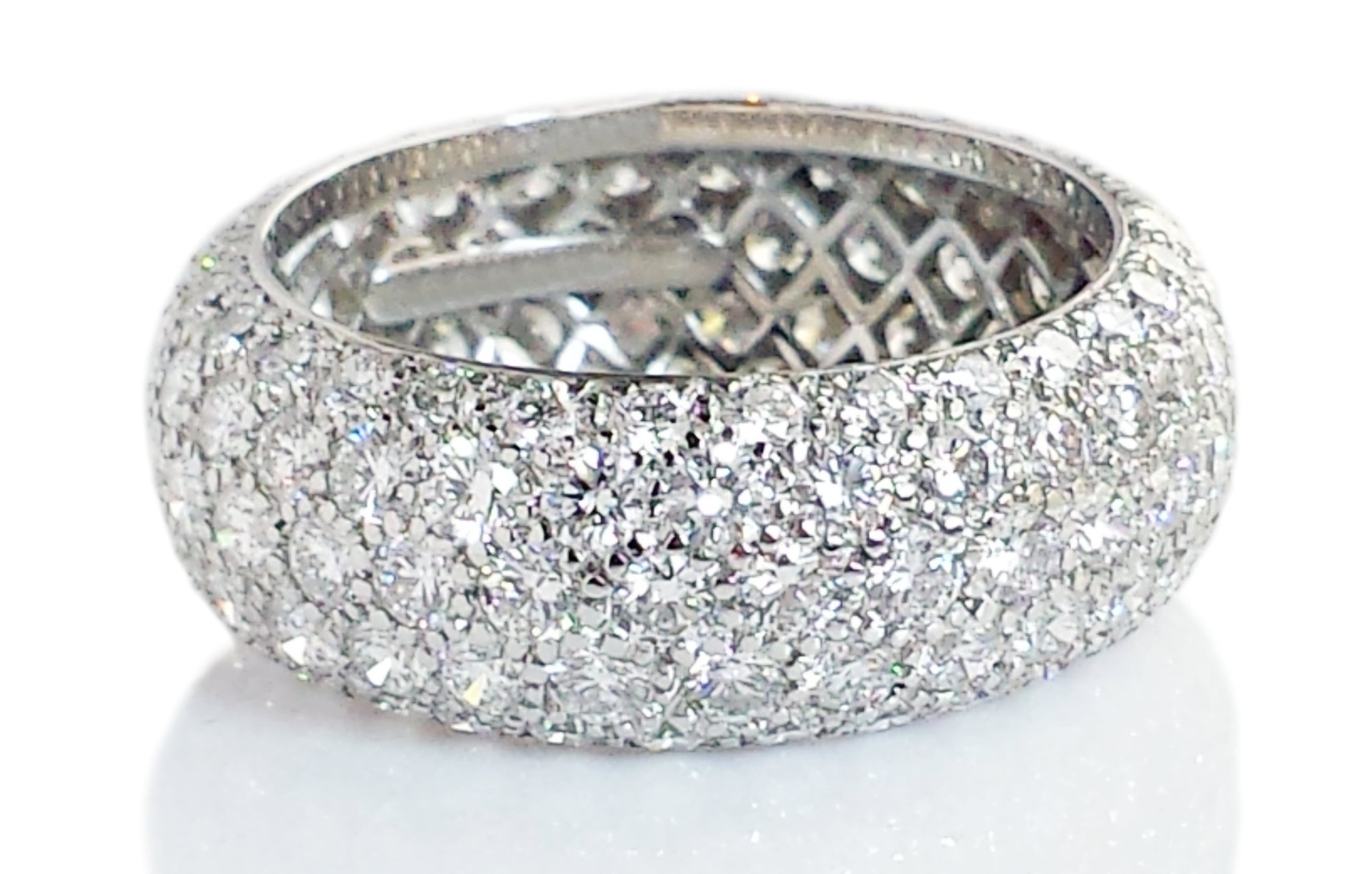 Tiffany & Co. 3.75ct Five-Row Etoile Diamond Ring