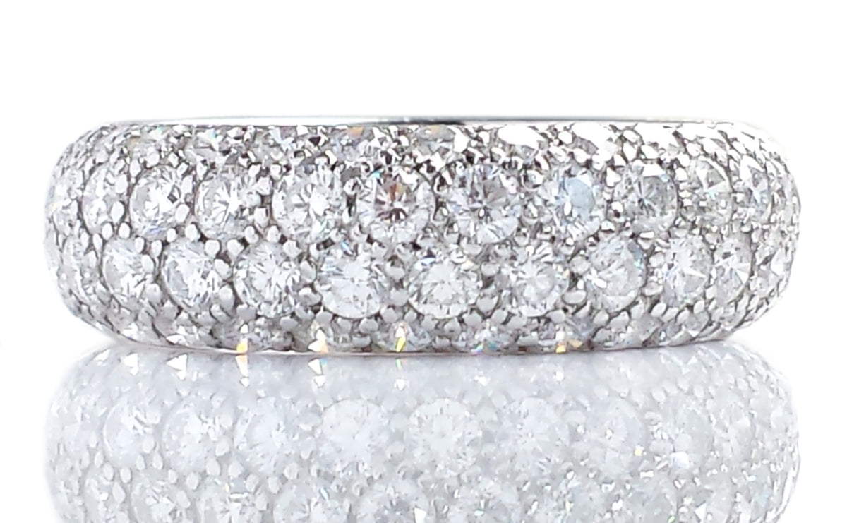 Tiffany & Co Four Row Etoile Diamond Ring