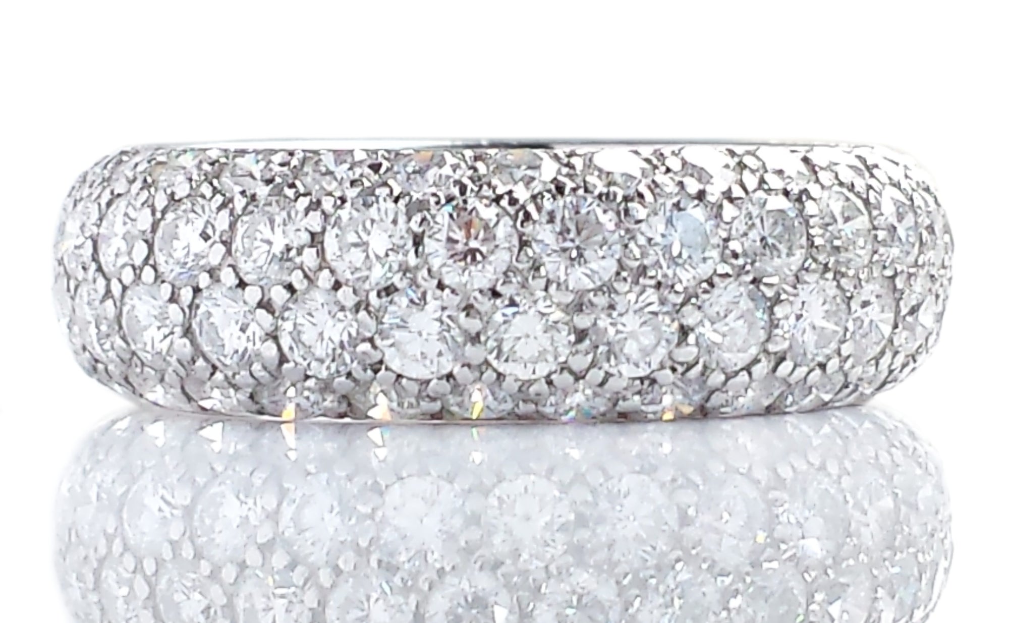 Tiffany & Co Four Row Etoile Diamond Ring