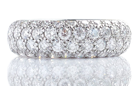 Tiffany & Co Four Row Etoile Diamond Ring