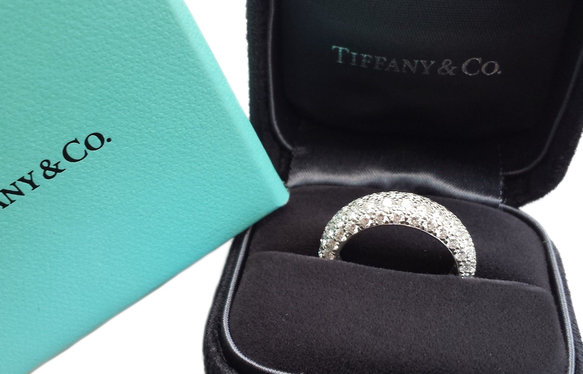 Tiffany & Co. 2.90ct Four-Row Etoile Diamond Ring