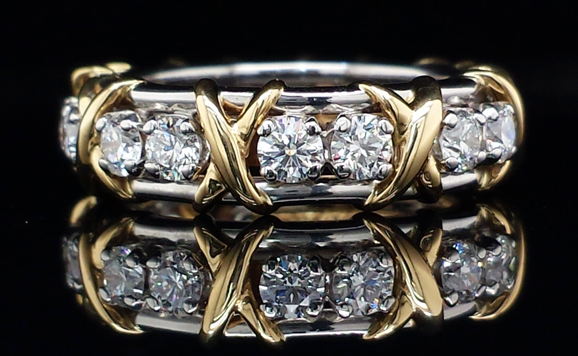 Tiffany & Co. Sixteen Stone Diamond Ring by Jean Schlumberger