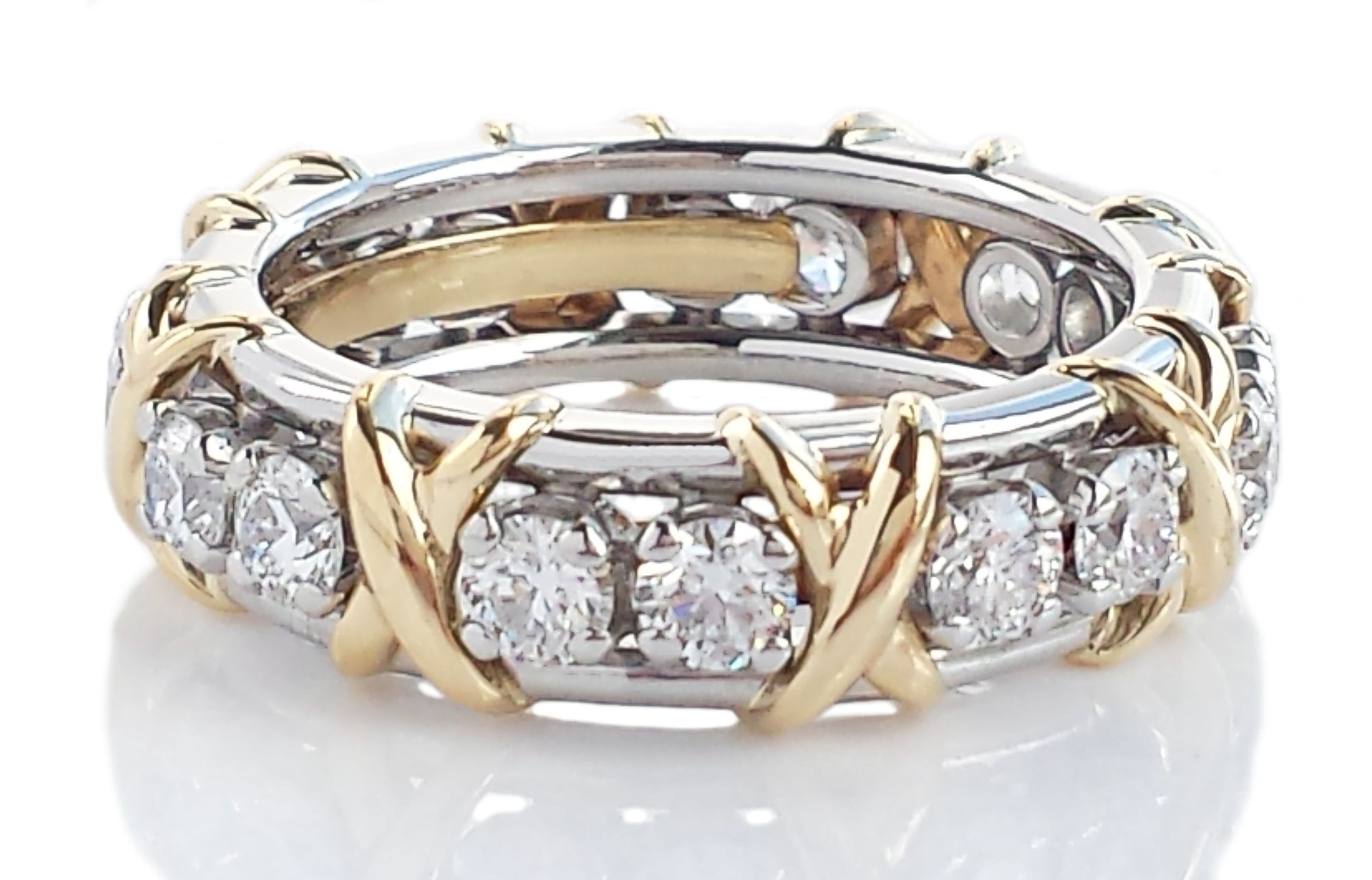 Tiffany & Co. Sixteen Stone Diamond Ring by Jean Schlumberger