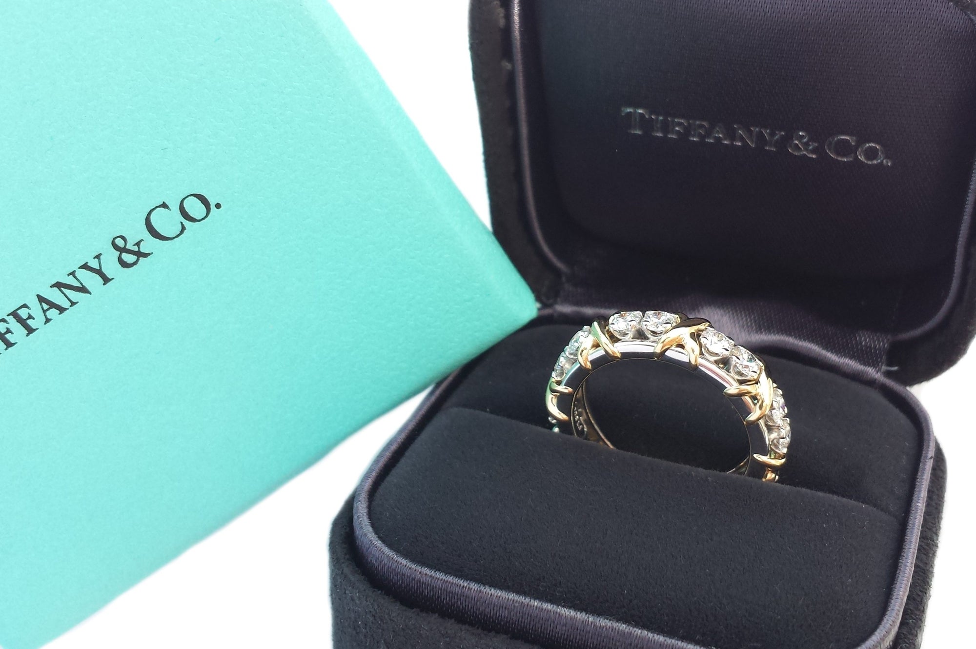 Tiffany & Co. Sixteen Stone Diamond Ring by Jean Schlumberger