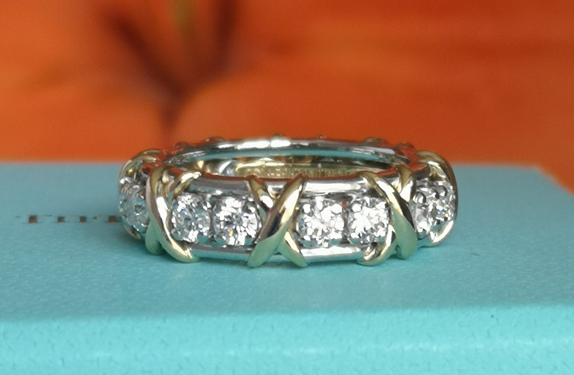 Tiffany & Co. Sixteen Stone Diamond Ring by Jean Schlumberger