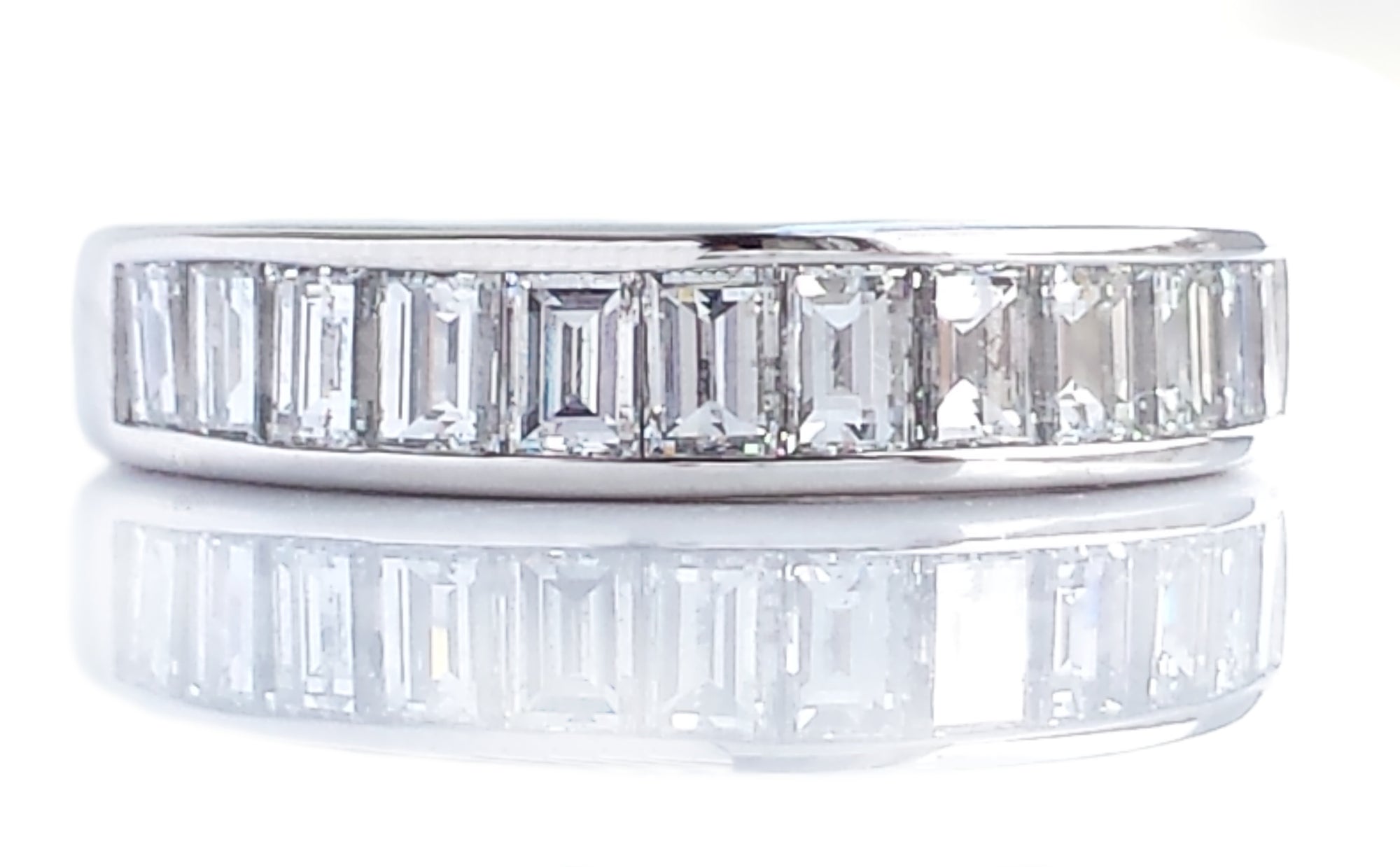 Tiffany & Co. 0.96ct Baguette Diamond Wedding Band Ring