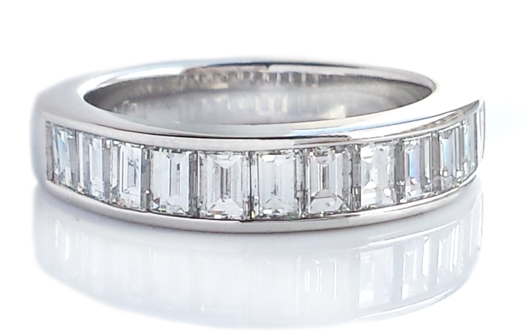 Tiffany & Co. 0.96ct Baguette Diamond Wedding Band Ring