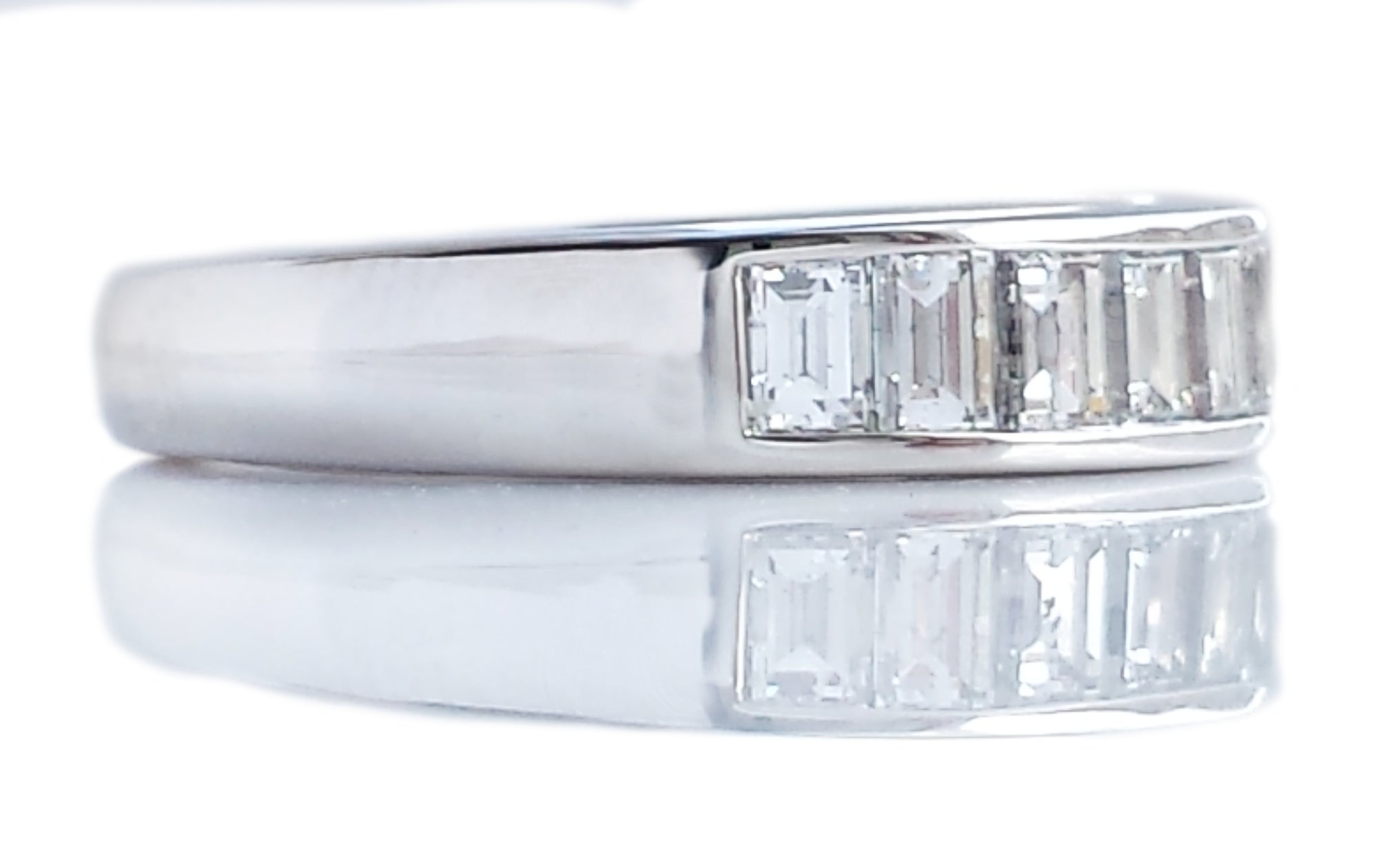 Tiffany & Co. 0.96ct Baguette Diamond Wedding Band Ring