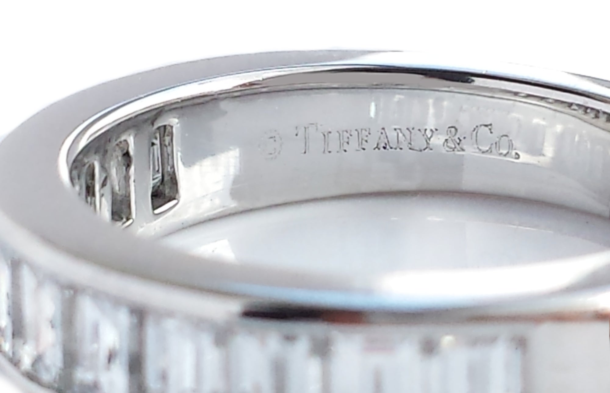 Tiffany & Co. 0.96ct Baguette Diamond Wedding Band Ring