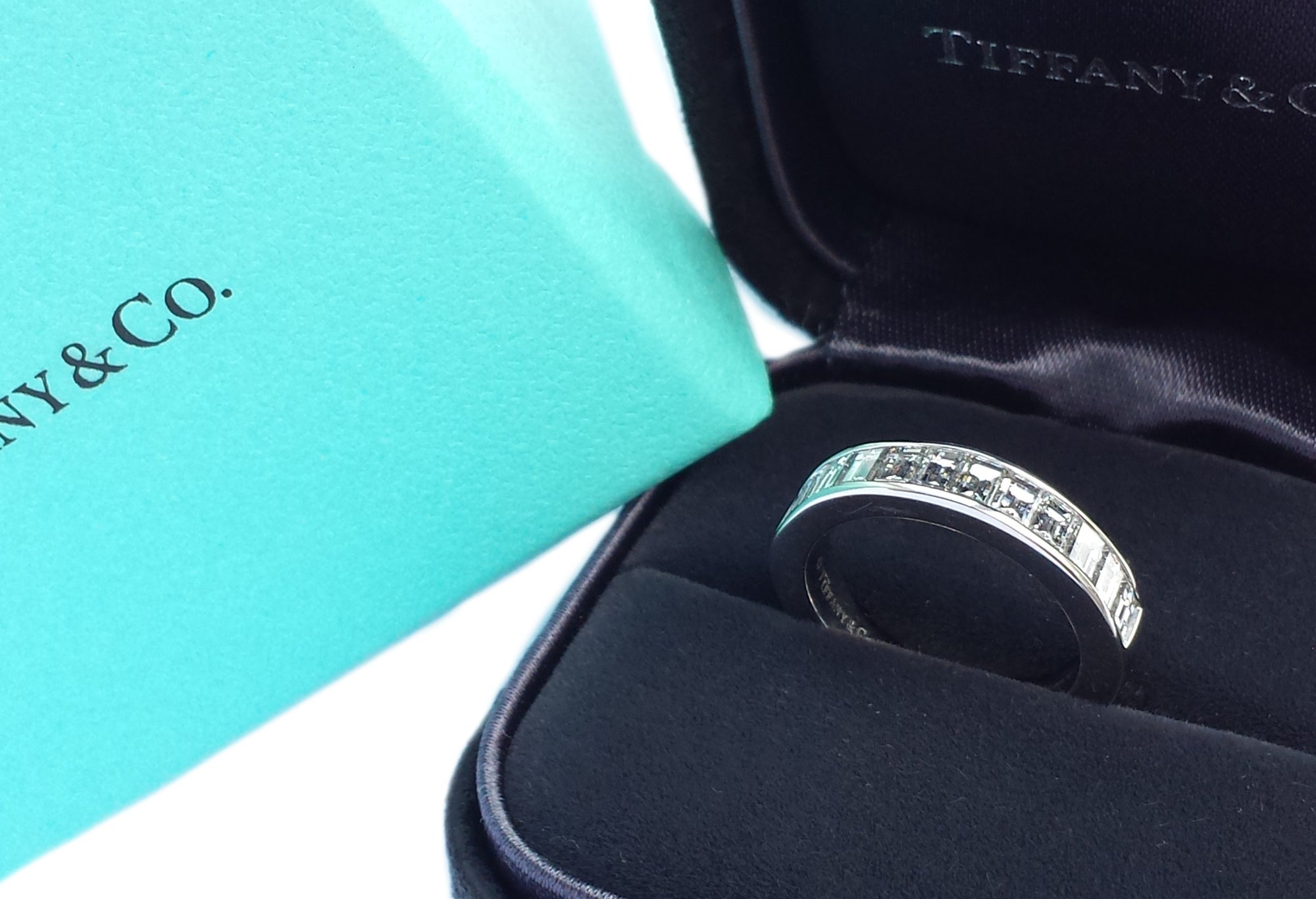 Tiffany & Co. 0.96ct Baguette Diamond Wedding Band Ring