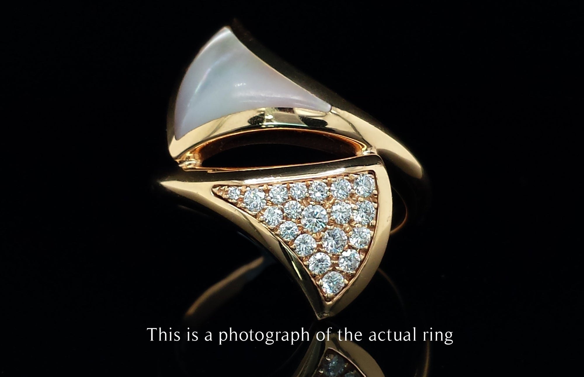 Bulgari Bvlgari Divas' Dream Mother of Pearl & Diamond Ring