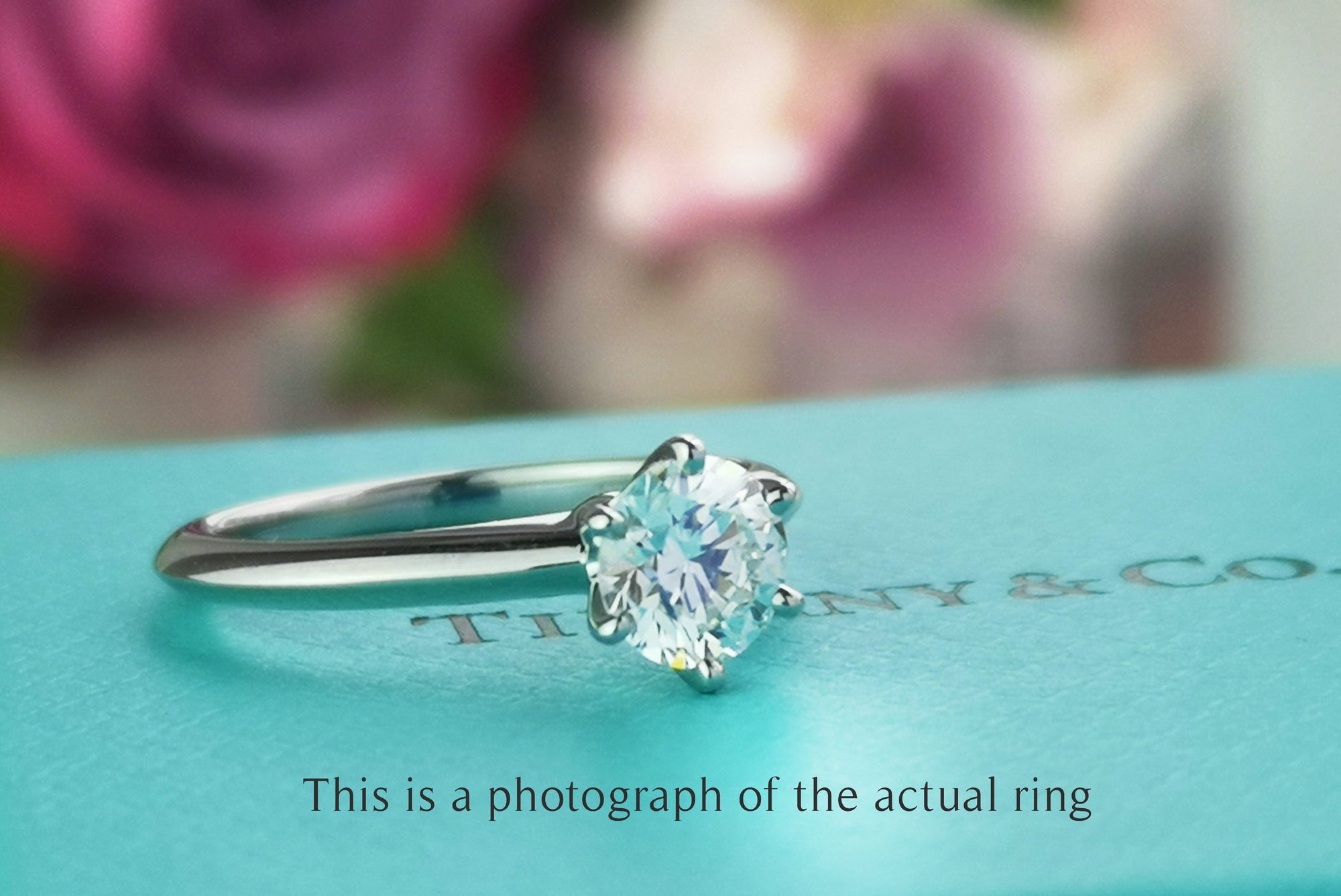 Tiffany & Co. 0.81ct I/VVS2 Triple XXX Round Brilliant Diamond Engagement Ring