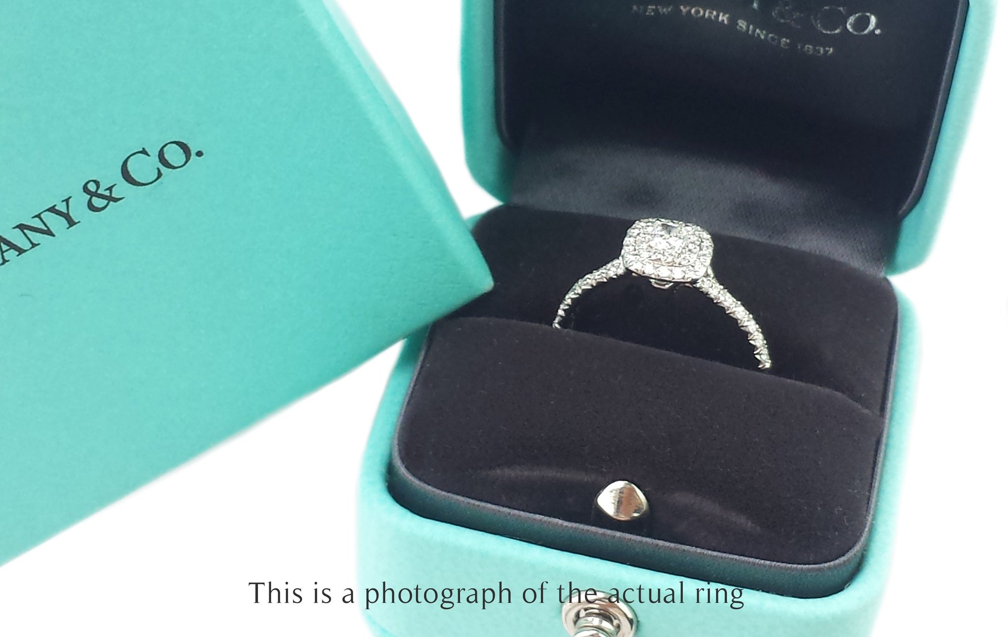 Tiffany & Co. 0.48tcw H/VVS1 Soleste Diamond Engagement Ring