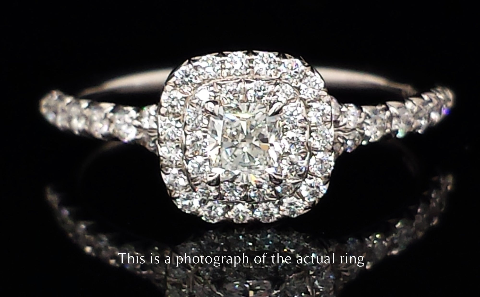 Tiffany & Co. 0.48tcw H/VVS1 Triple-X Soleste Diamond Engagement Ring