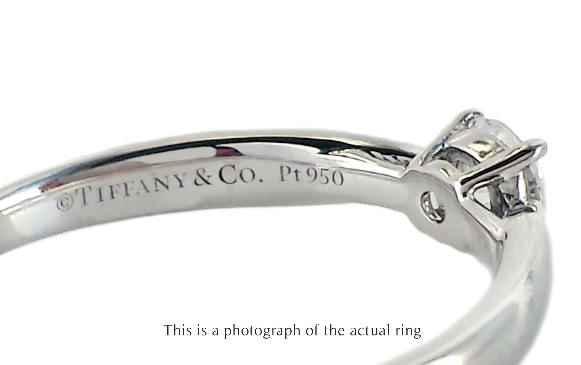 Tiffany & Co 0.35ct E/IF Harmony Round Brilliant Diamond Engagement Ring