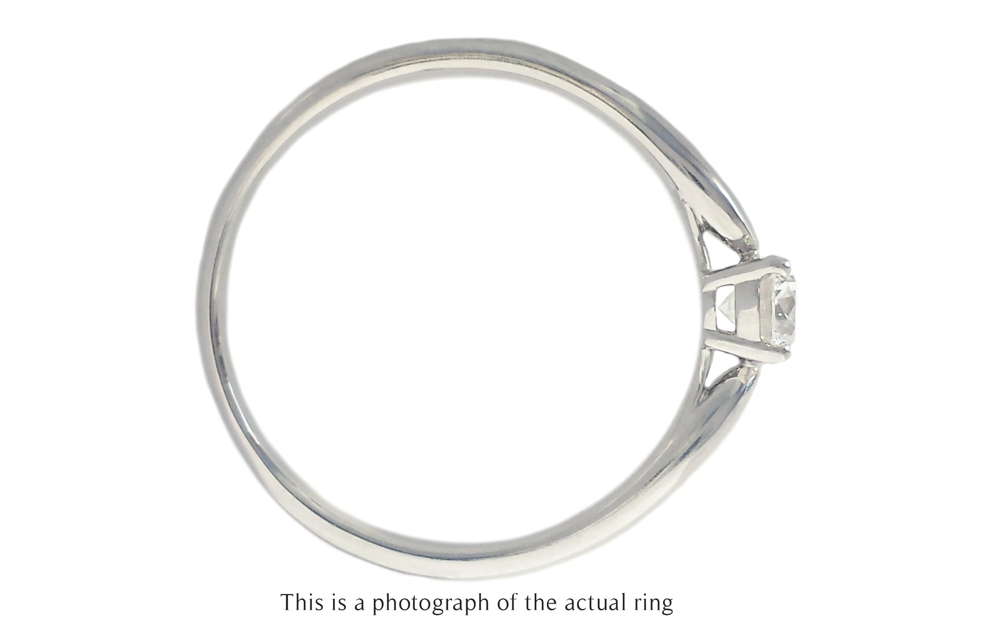 Tiffany & Co 0.35ct E/IF Harmony Round Brilliant Diamond Engagement Ring