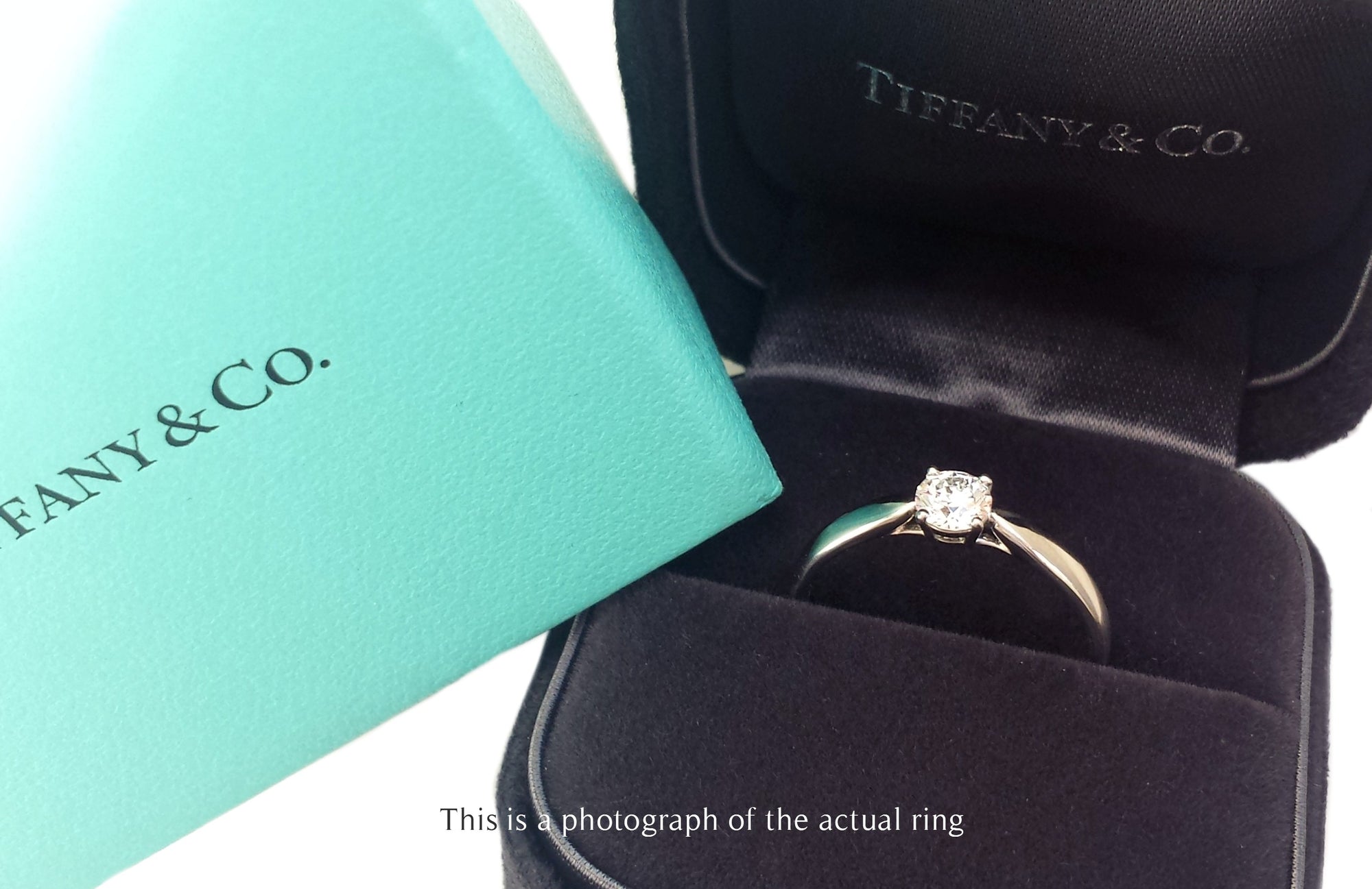 Tiffany & Co 0.35ct E/IF Harmony Round Brilliant Diamond Engagement Ring