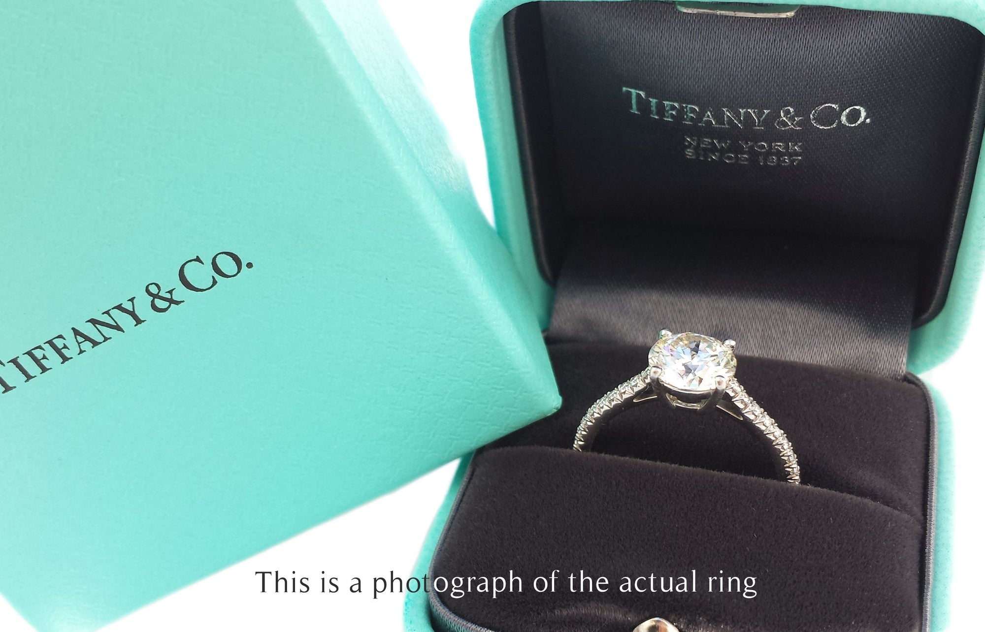 Tiffany & Co. 1.62ct I/VVS2 Triple-XXX 'Novo' Round Brilliant Diamond Engagement Ring