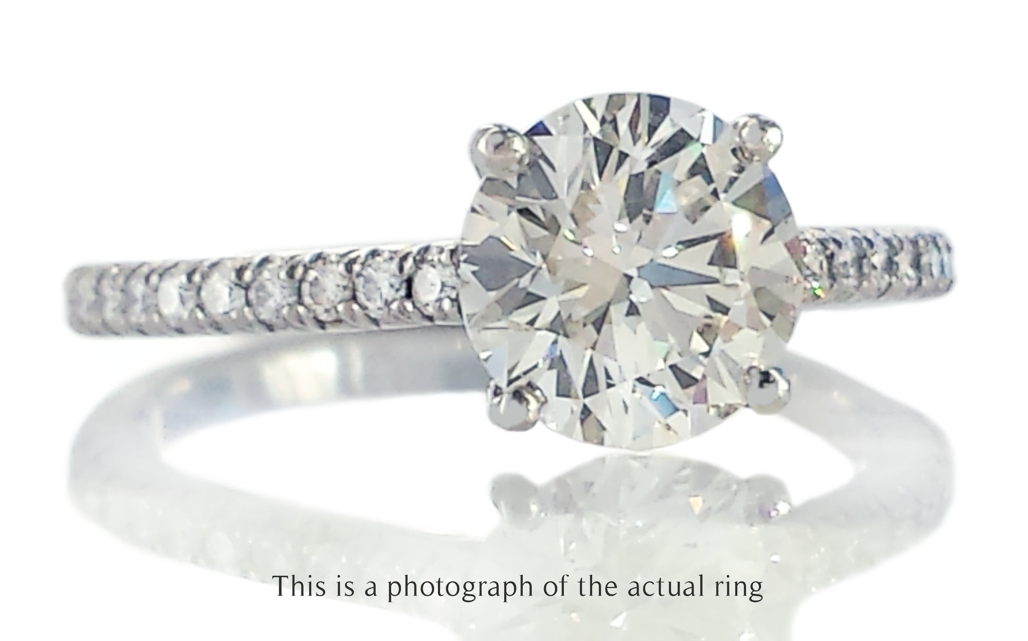 Tiffany & Co. 1.62ct I/VVS2 Triple-XXX 'Novo' Round Brilliant Diamond Engagement Ring