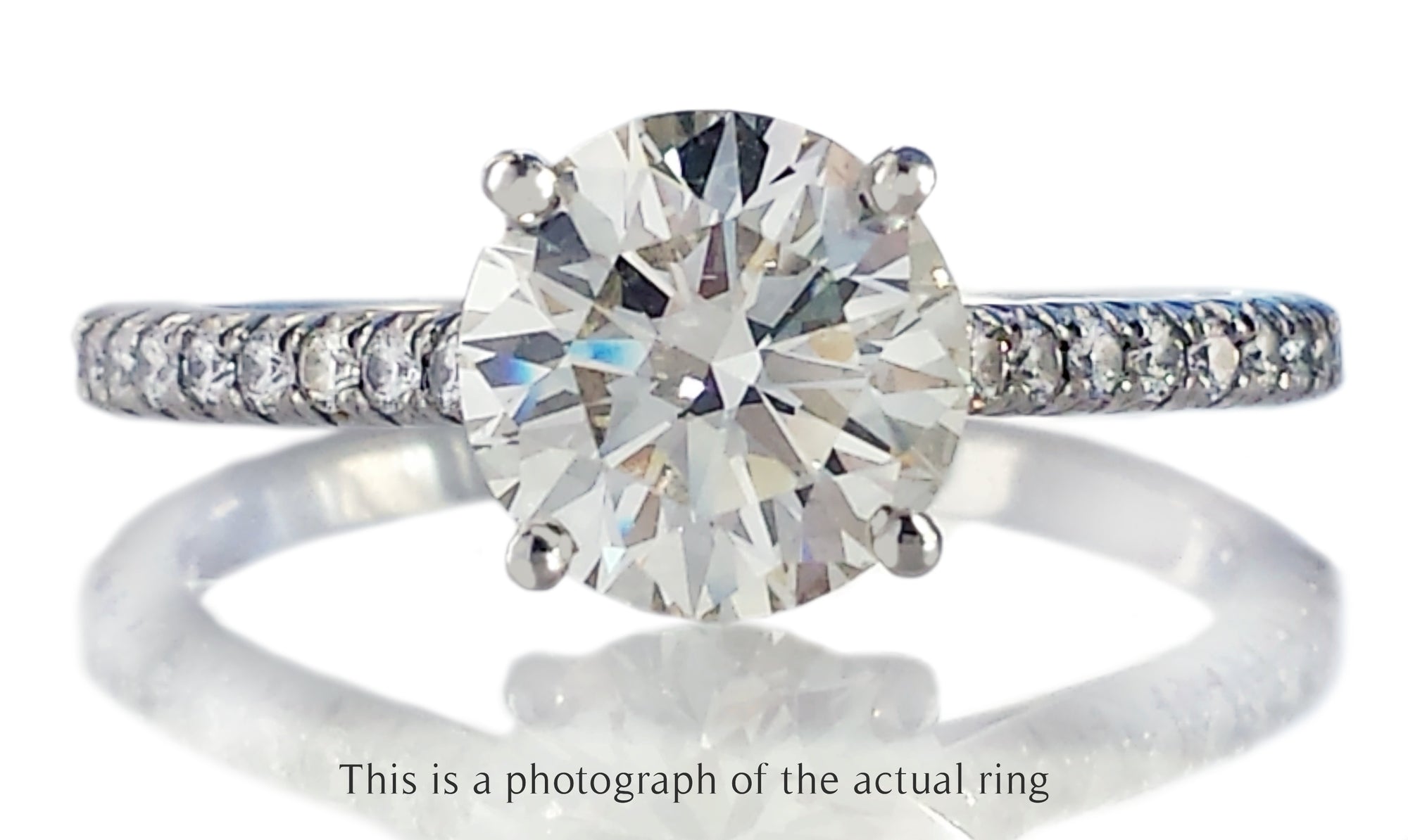 Tiffany & Co. 1.62ct I/VVS2 Triple-XXX 'Novo' Round Brilliant Diamond Engagement Ring