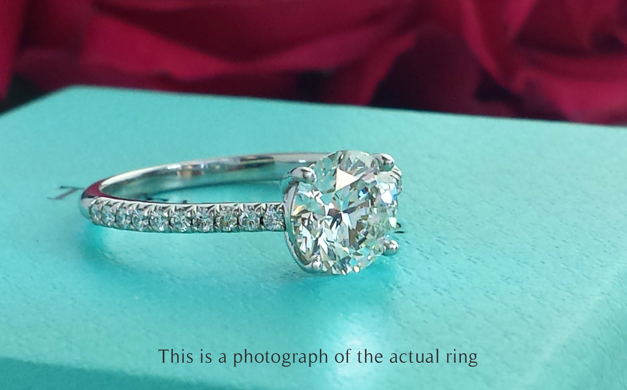 Tiffany & Co. 1.62ct I/VVS2 Triple-XXX 'Novo' Round Brilliant Diamond Engagement Ring