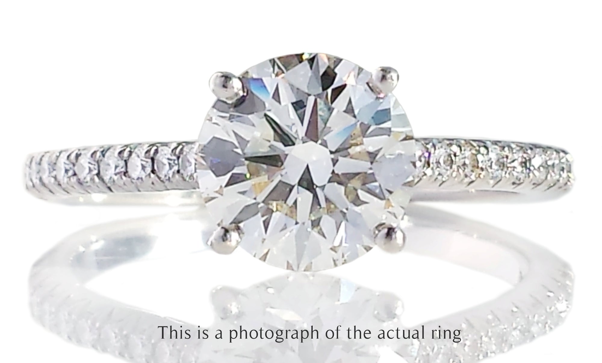 Tiffany & Co. 1.62ct I/VVS2 Triple-XXX 'Novo' Round Brilliant Diamond Engagement Ring