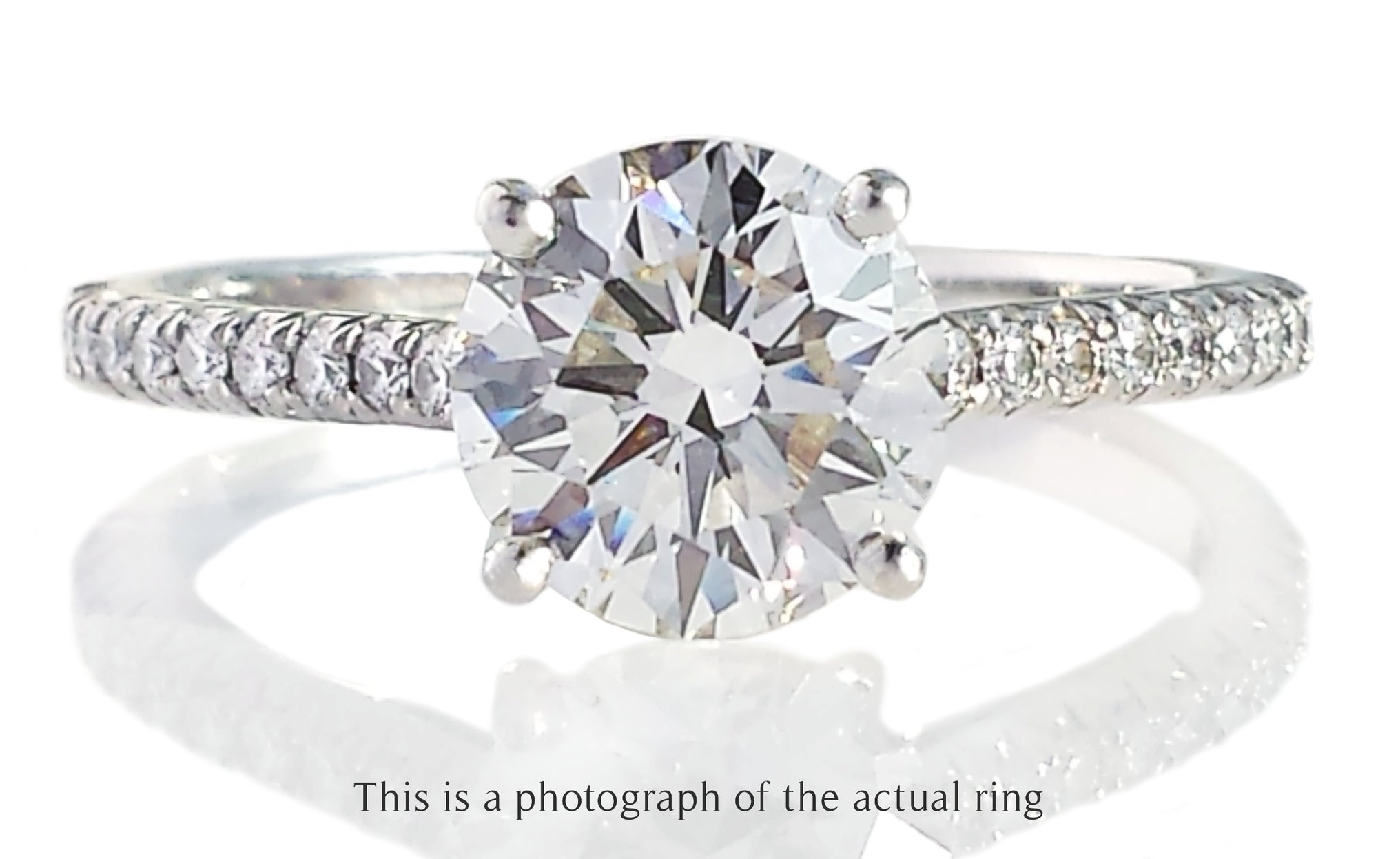 Tiffany & Co. 1.62ct I/VVS2 Triple-XXX 'Novo' Round Brilliant Diamond Engagement Ring