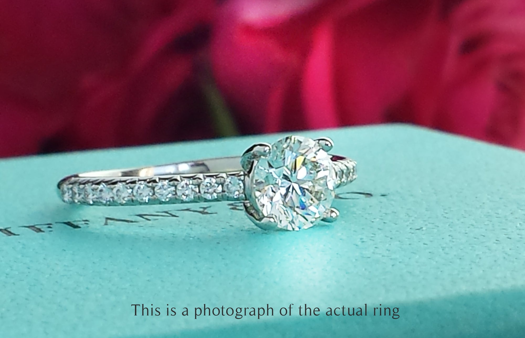 Tiffany & Co 0.77ct H/VS1 Novo Round Brilliant Diamond Engagement Ring