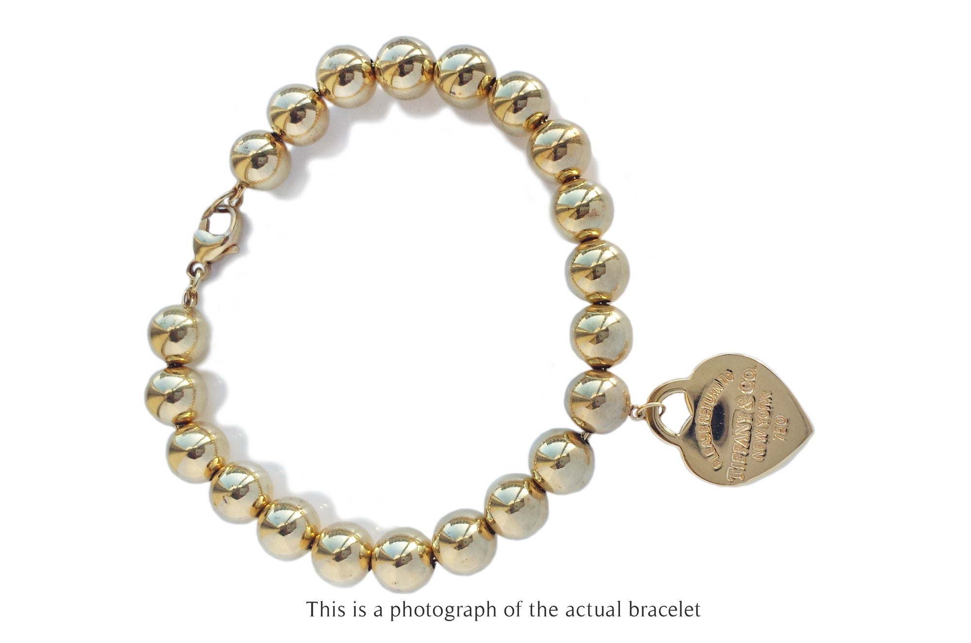 Tiffany & Co. Return To Heart 8mm Bead Bracelet