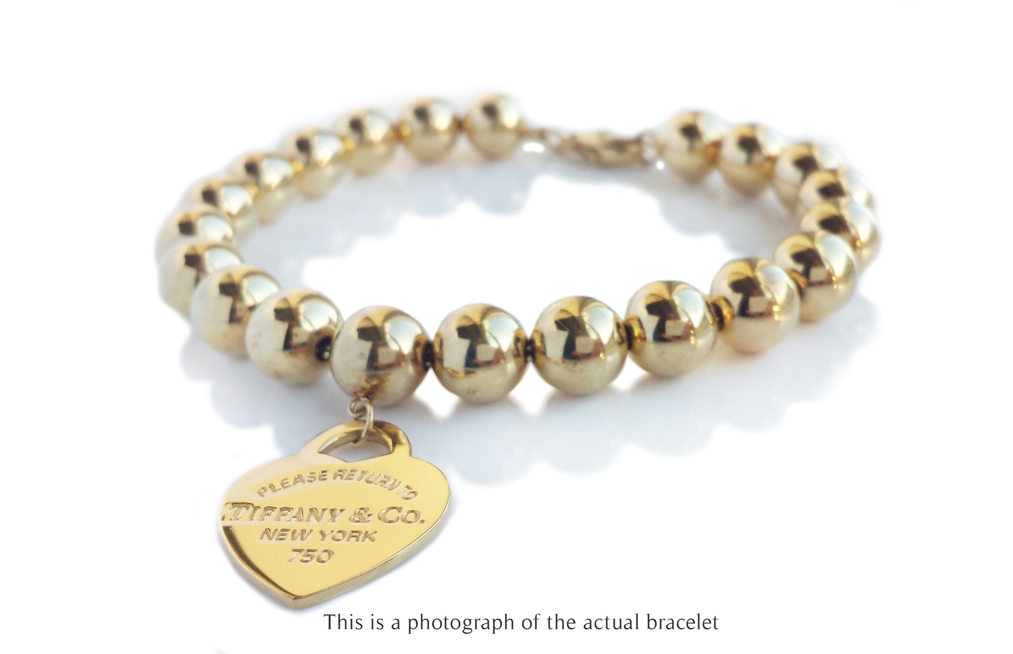 Tiffany & Co. Return To Heart 8mm Bead Bracelet