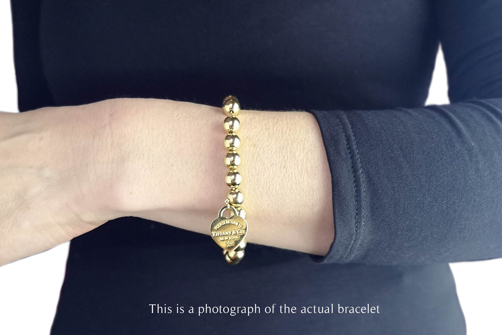 Tiffany & Co. Return To Heart 8mm Bead Bracelet