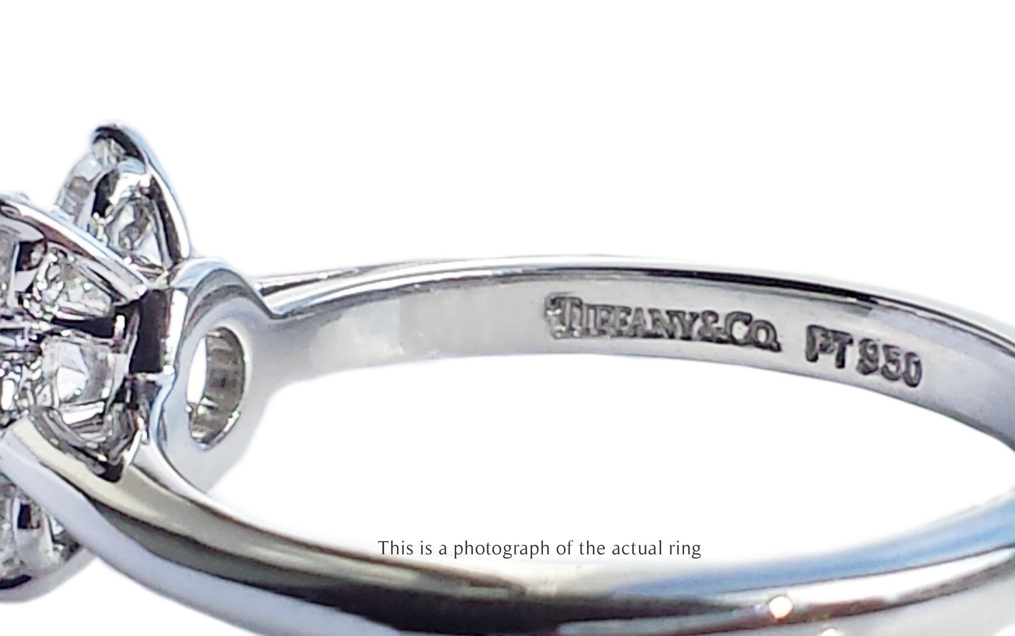 Tiffany & Co. 0.50ct Vintage Flower Cluster Diamond Engagement Ring